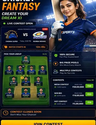 Hero11 (hero11) fantasy cricket & matchday visual 3